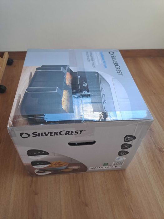 Air Fryer SilverCrest Dual Basket 8,7L – Nova e Selada