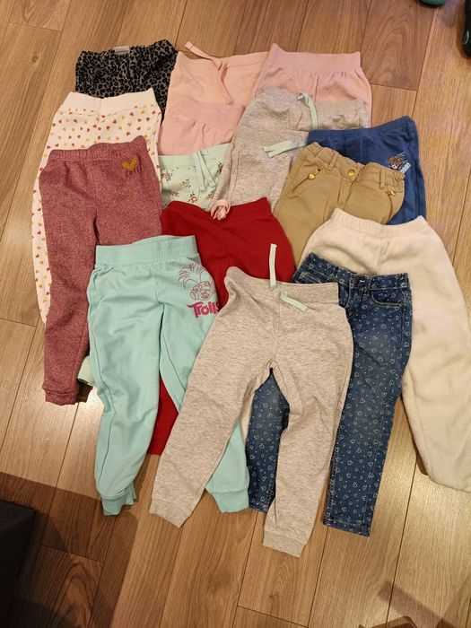 Mega paka ubrań 110/116 dziewczynka