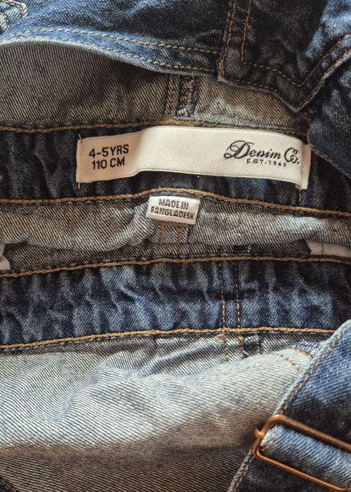 Sukienka ogrodniczka jeansową r 110