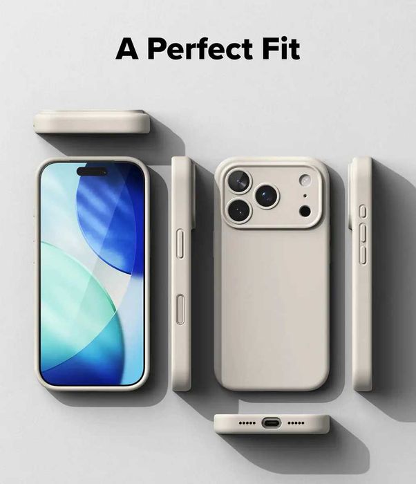 Чехол Ringke Silicone Magnetic для iPhone 17 Pro Max Stone