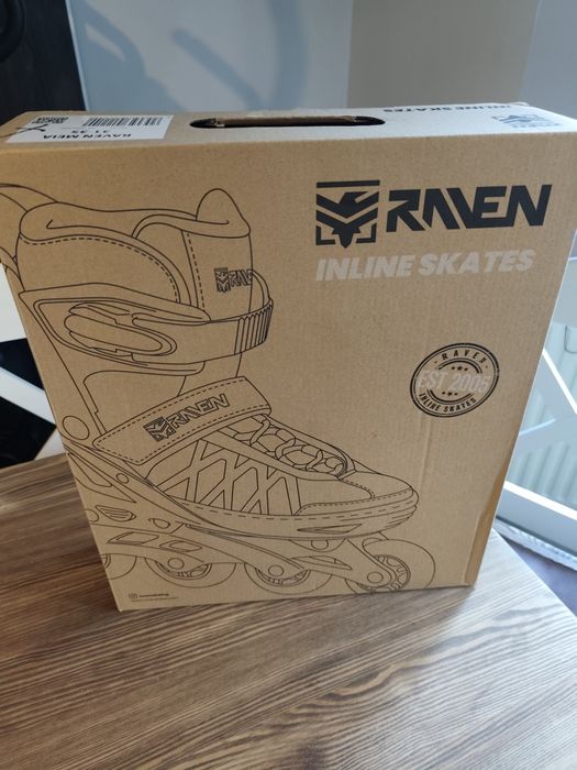 Nowe rolki regulowane Raven Meia 31-35 kółko LED