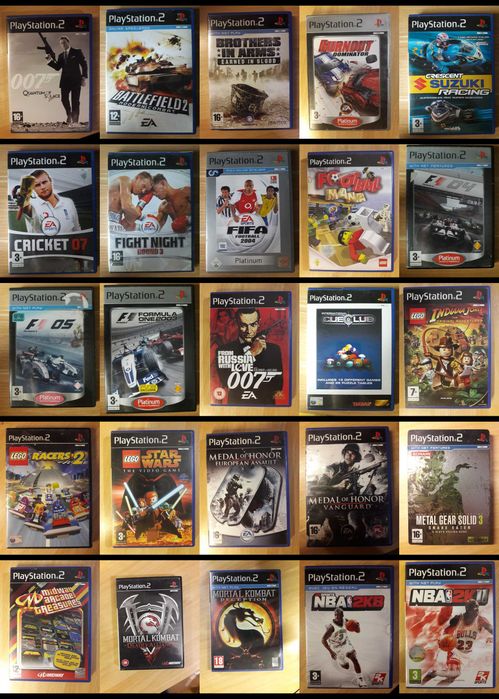 Zestaw 94 gier na PS2 - LIKWIDACJA KOLEKCJI PlayStation 2 - NAJTANIEJ