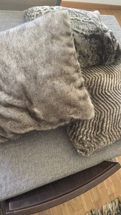 3 almofadas loja Gato Preto - pelo de animais