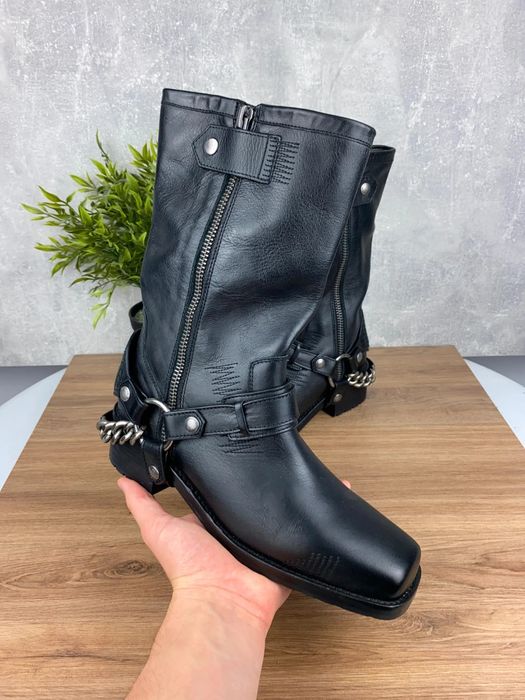 Skórzane kozaki Zadig & Voltaire Igata r. 40 - premium design,