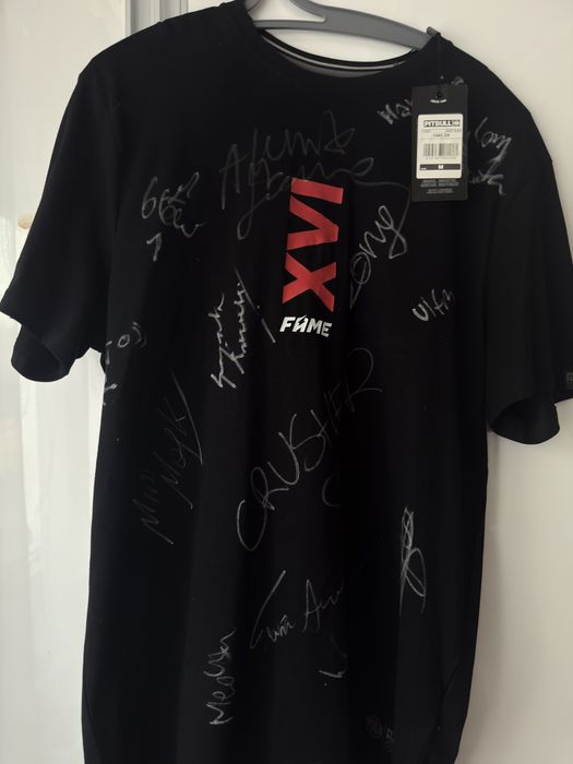 koszulka fame mma z autografami