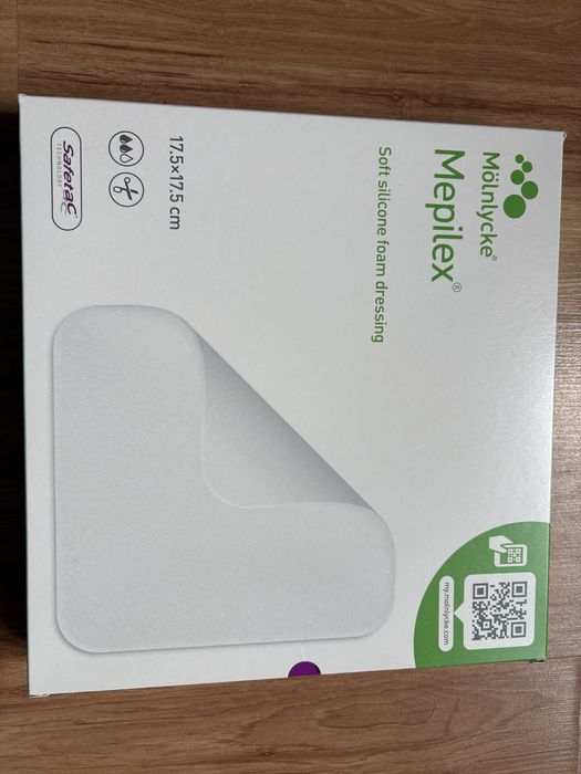 Mepilex, 17,5 cm x 17,5 cm, opatrunek piankowy