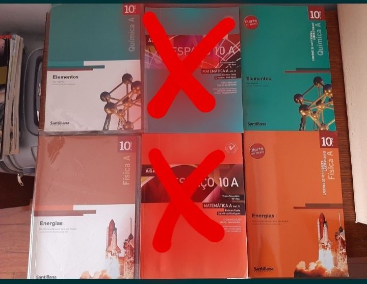 Manuais escolares FQ 10° ano