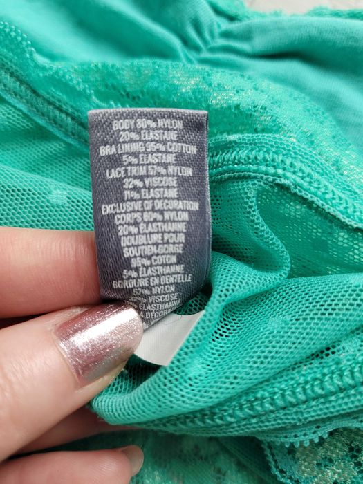 Koronkowy croptop top stanik Aerie 38,M/40,L bielizna damska
