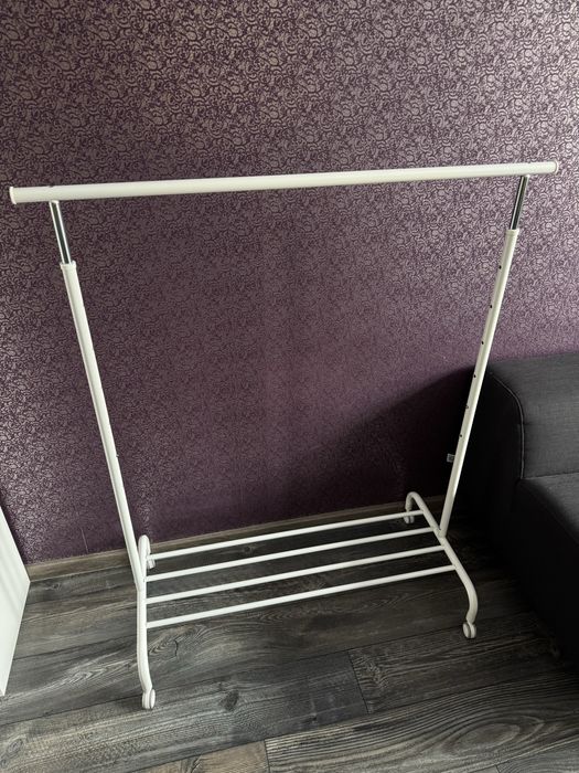 Wieszak  na ubrania biały IKEA RIGGA