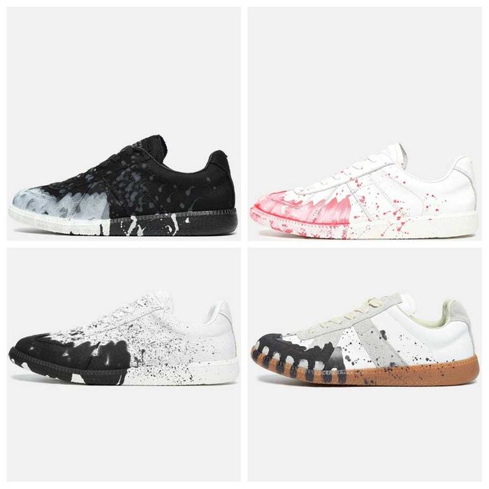 Мужские кожаные кроссовки Maison Margiela кросівки Мейсон Марджела