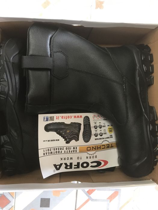 Botas de biqueira de aço cano alto