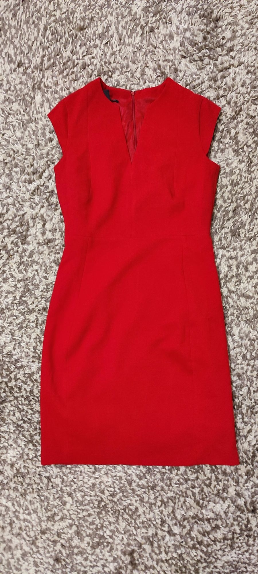 Mango suit red dress 2025