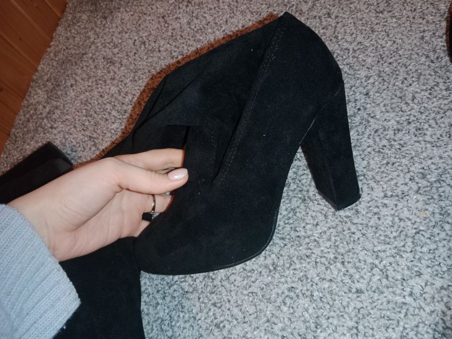 Kozaki długie czarne