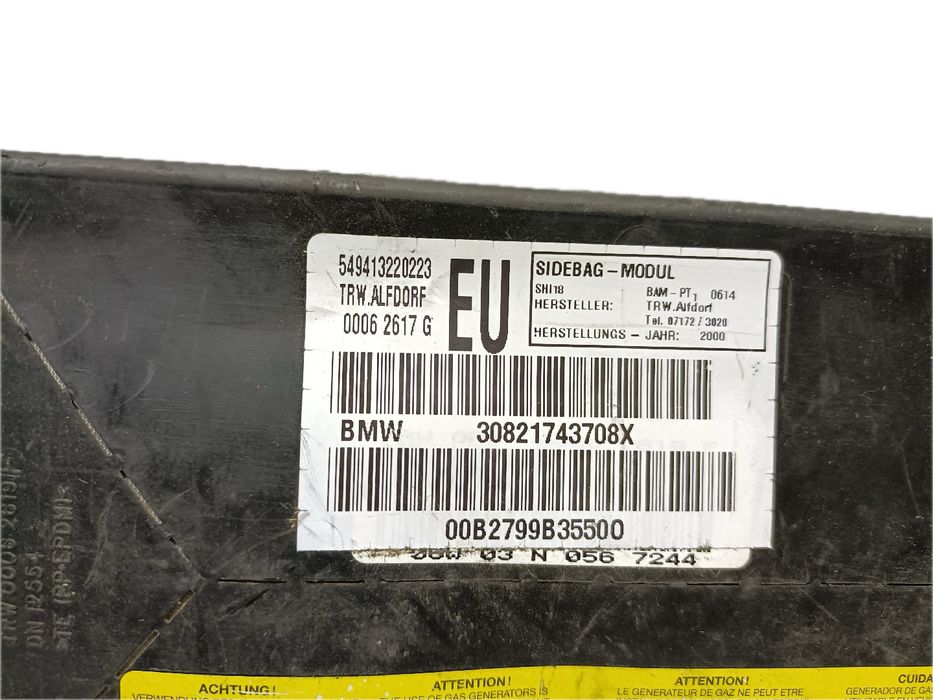 Airbag lateral frente esquerda BMW 3 (E46)