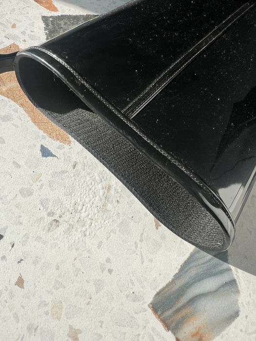 Włoskie wysokie czarne kalosze r.37