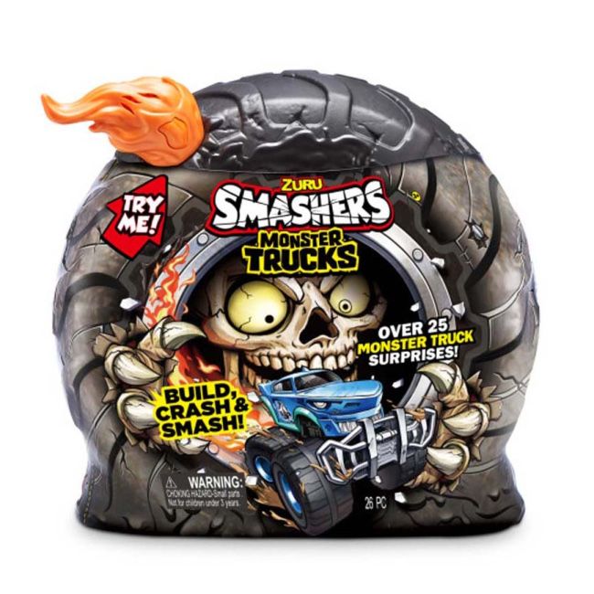 Ігровий набір Smashers Monster Wheels Dino truck машинка