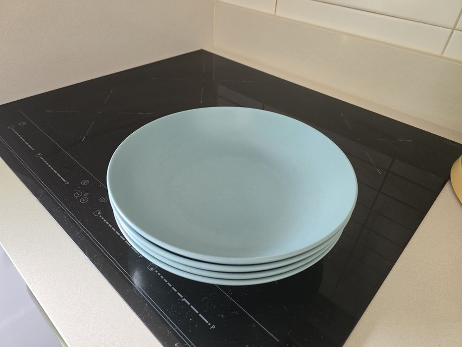 Conjunto de loica verde água