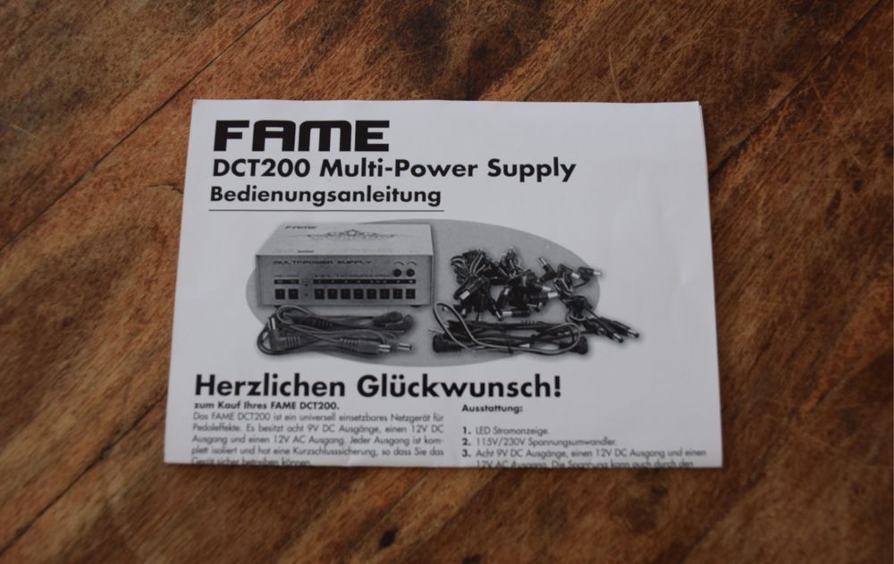 Fame Alimentador DCT-200 Multi-Power Supply
