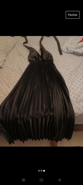 Vestido comprido preto