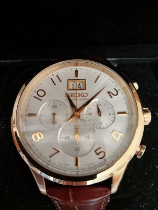 Relógio de homem Seiko SPC088P1 e bracelete a estreiar