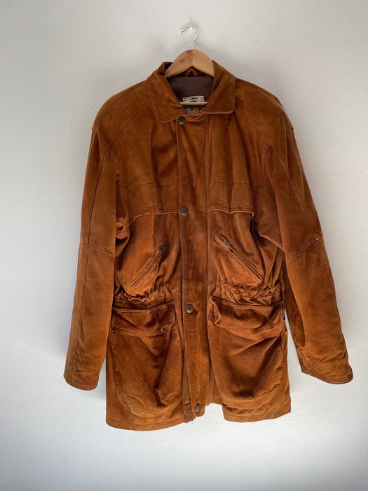 Casaco castanho pele 100% genuína
