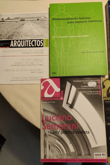 Livros e revistas de arquitetura - como novos