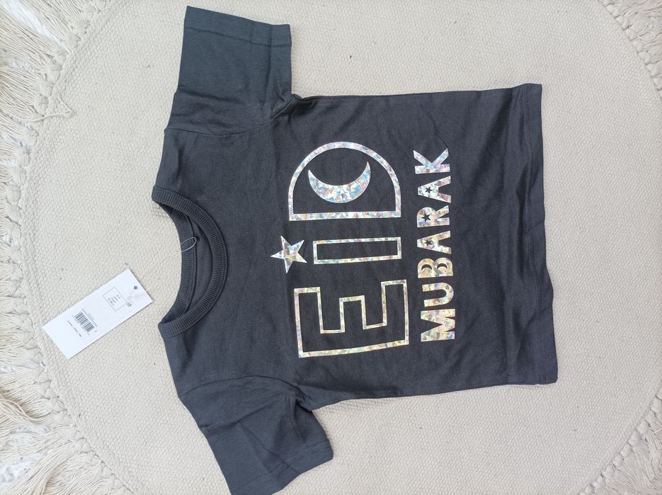 Nowa bawełniana koszulka z krótkim rękawem T-shirt 92-98