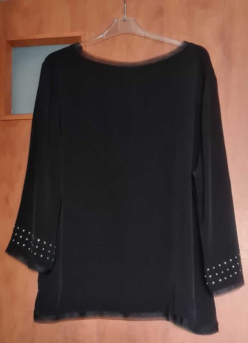 Daniel Hechter czarna elegancka bluzka roz 46