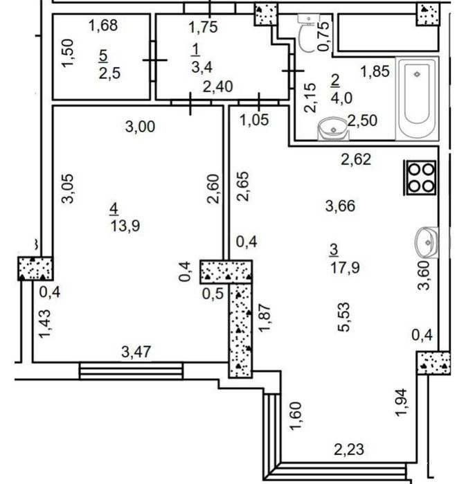 Продаж Квартири 43м2 ЖК Henesi House Нагірна 16 Татарка без комісії