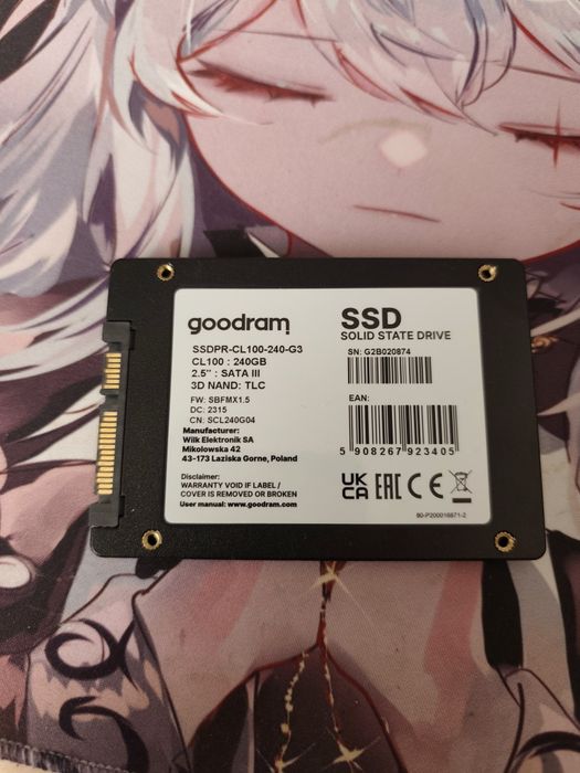 Продам SSD дисков 2.5" SATA III (Goodram, kingSpec, Apacer) 128-512GB