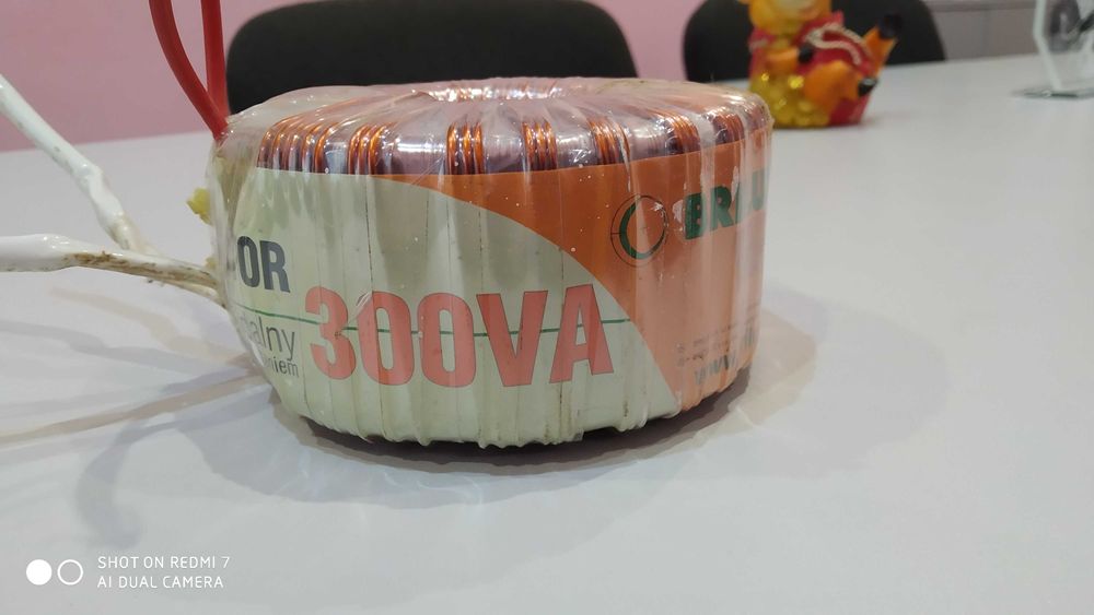 Тороїдальний Трансформатор понижуючий низьковольтний 300W 220/12V