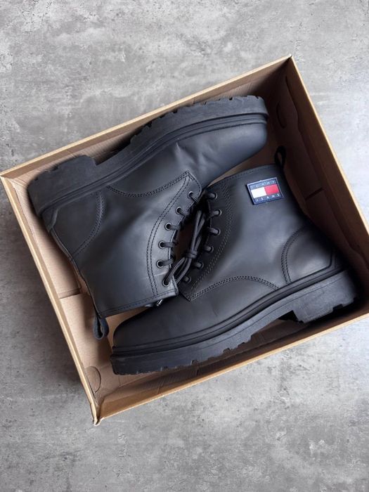 Черевики Ботинки чоловічі Tommy Hilfiger Leather Lace Up Boot / 43р