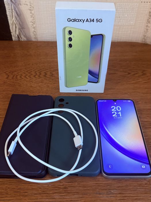 Смартфон Samsung Galaxy A34 5G 8/256GB, NFC, Android 16
