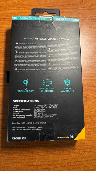 Carregador Qi Wireless - Xtorm XW210