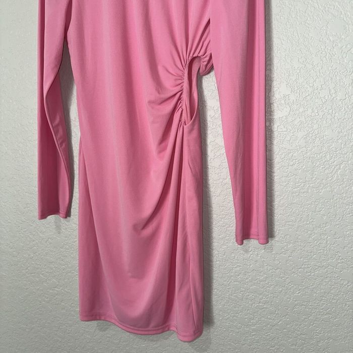 Рожеве плаття Zara з вирізом у вигляді серця розмір XS