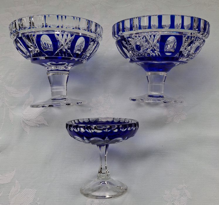 Вази кольоровий кришталь