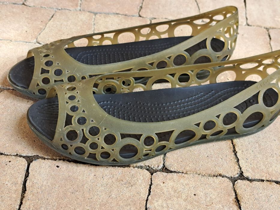 Baleriny Crocs Adrina Flat W8 / roz. 38-39 /Khaki