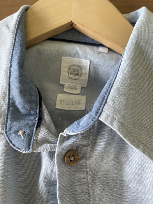 Koszula błekitna 164cm coolclub