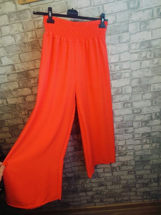 Spodnie wysoki stan S M L Xl 2xl szerokie
