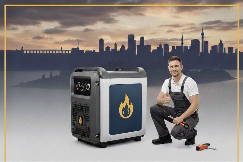 Подключение газового бытового генератора Запорожье. Под ключ.