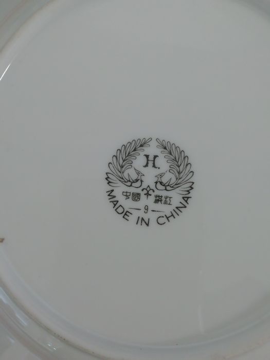 Conjunto de chá em porcelana chinesa.