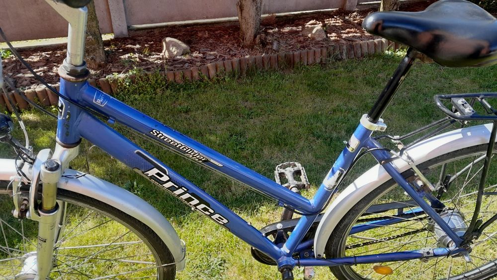 Rower Męski Damski   Niemiecki Prince trekkingowy dynamo 8nexus