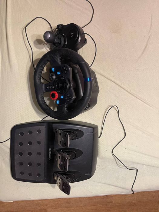Продам игровой руль logitech g29+shifter
