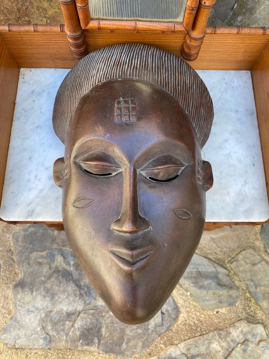 Máscara Tribal Angola 29 cm Anos 30