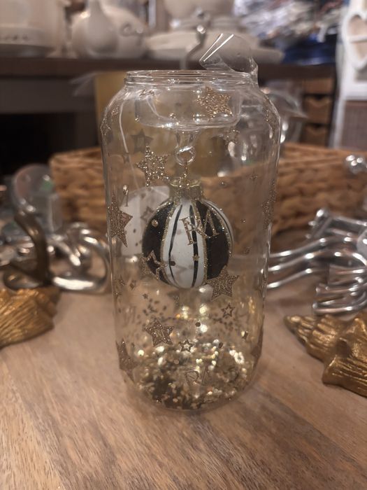 Riviera Maison ozdobny szklany świecznik