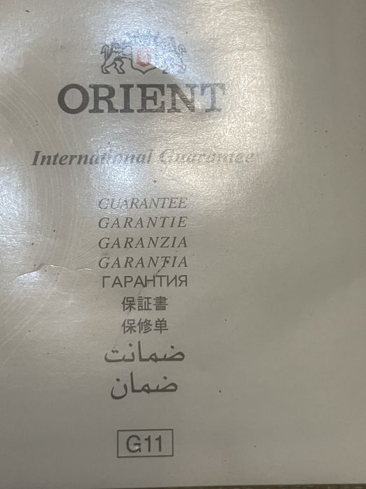 Годинник  “ORIENT “ япония