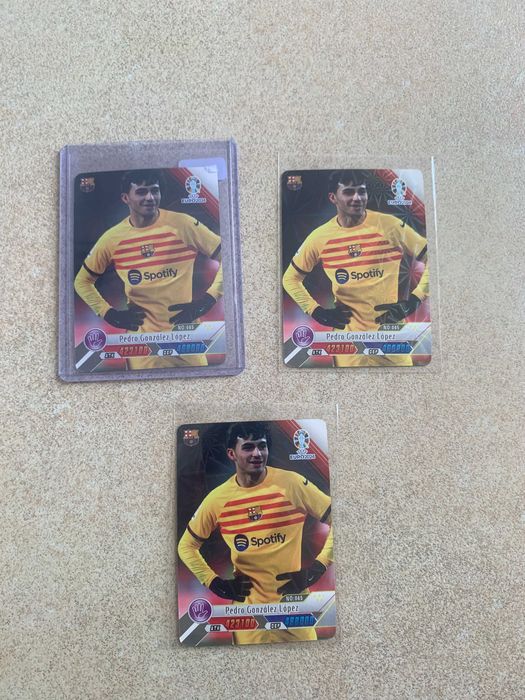 3x Cartas de Pedri - UEFA Euro 2024