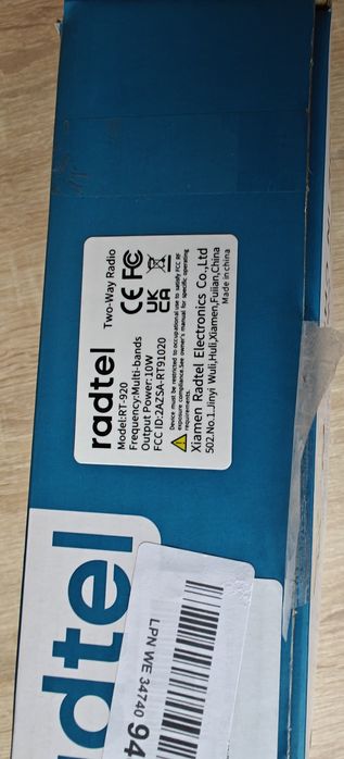 радиостанция (две антенны) всеволновая Radtel RT-920 (CB, SW, FM, LSB, USB