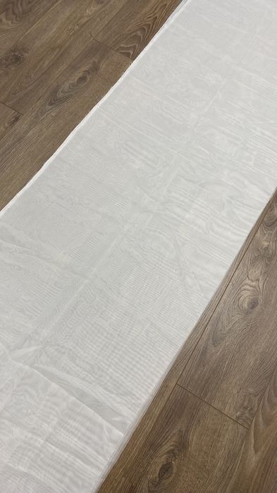 Тюль креп  белый остаток