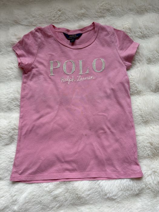 Różowy T-shirt Polo Ralph Lauren | Rozmiar 6 (116-122)